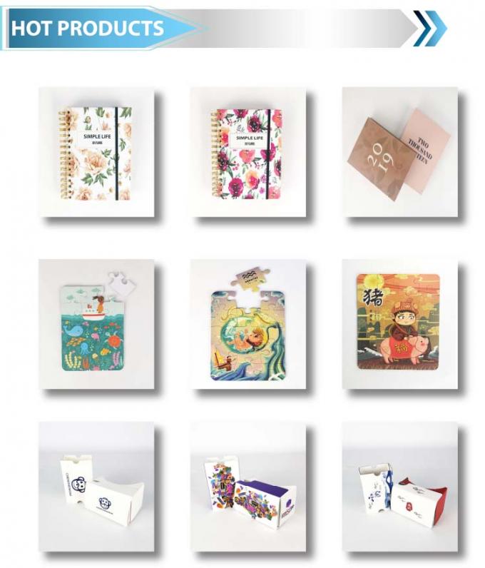 หนังสือปกคาร์ดบอร์ด Custom ขนาด A5 วันที่ วารสารประจําสัปดาห์ วารสารประจําวัน วารสารประจําวัน การเย็บ 6