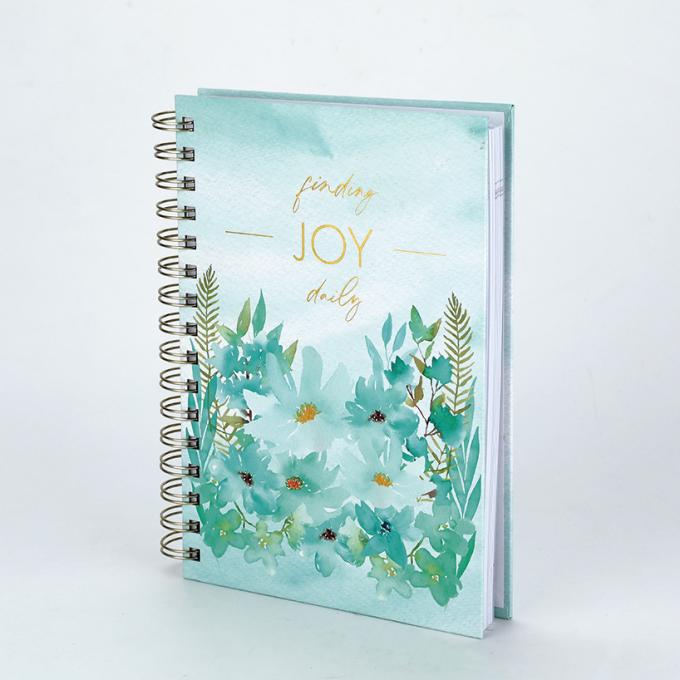 การพิมพ์ดอกไม้ โฟลยทอง หนังปกแข็ง จัดแผนสไพร่สําหรับหนังสือพิมพ์รายเดือนรายอาทิตย์รายวัน 4