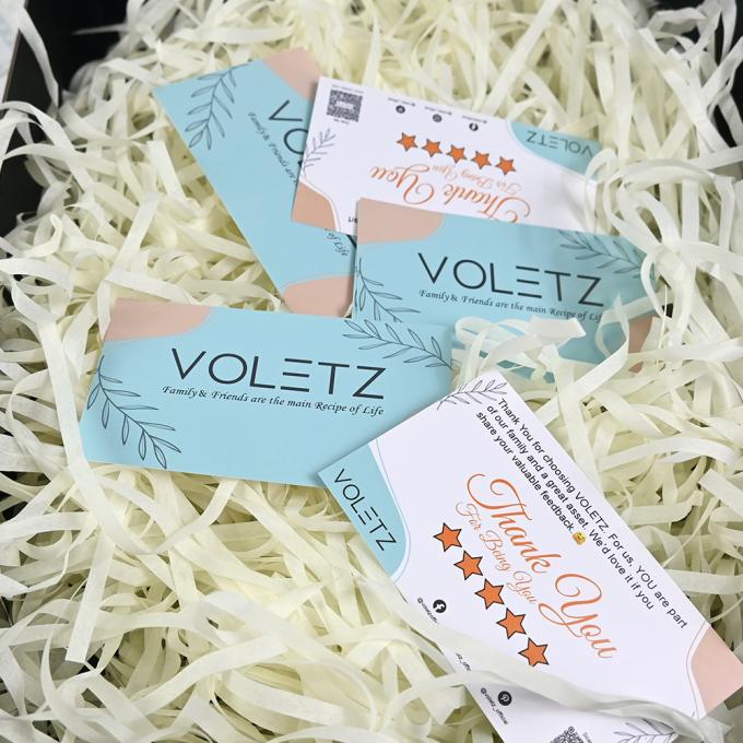 การพิมพ์ตามสั่ง บัตรธุรกิจ UV และ Offest การพิมพ์ บัตรขอบคุณสําหรับธุรกิจขนาดเล็ก 3