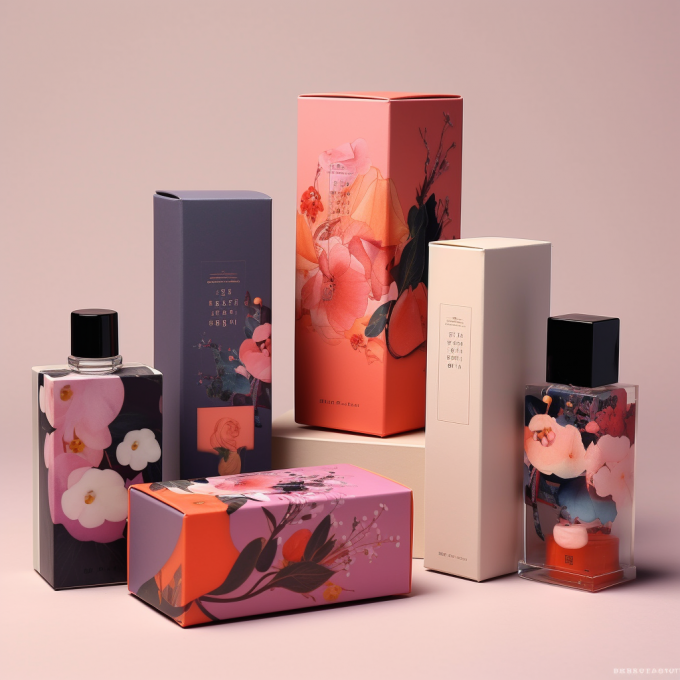 ขนาดที่กําหนดเอง กล่องบรรจุน้ําหอมสีสว่างกระจกกระจก Eco Friendly Skincare 8