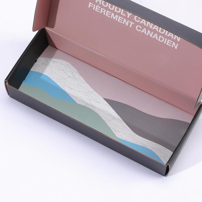 กล่องขยายผมแบบสั่งเอง CMYK สีพานโตน กระดาษกระดาษ corrugated Box 7