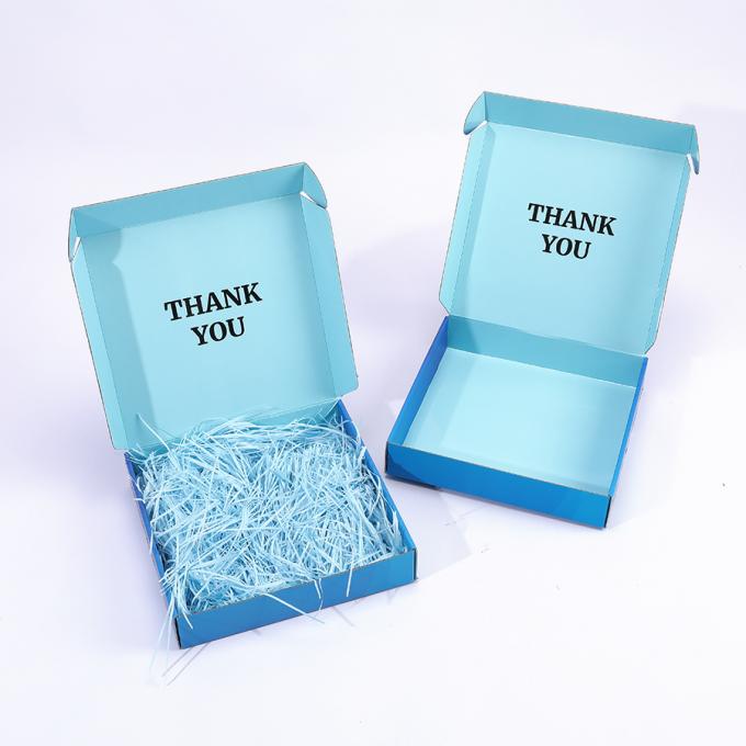 กล่องเมลเลอร์พับได้ รีไซเคิล Custom Printed Box With Logo สําหรับของขวัญการสมัครสมาชิกกระดาษกระดาษ 6