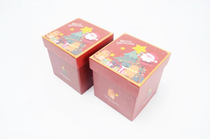 รายการขายปลีก กล่องวางสินค้า กล่องของขวัญบรรจุคริสต์มาสต์ กล่องของขวัญ พร้อมฝาและฐานกระดาษตามสั่ง 6