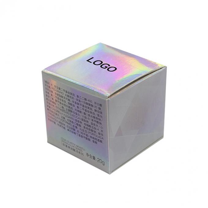 กระดาษเปล่าที่ไม่เป็นพิษ การดูแลผิว หน้า ครีม กล่องบรรจุ CMYK Pantone การพิมพ์สี 7