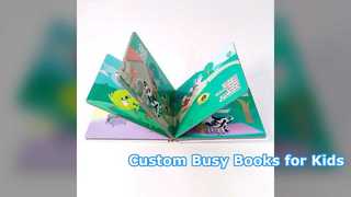 หนังสือไม่ว่างแบบกำหนดเองสำหรับของเล่นเพื่อการศึกษาสำหรับเด็กก่อนวัยเรียน