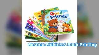 โรงงานพิมพ์หนังสือเด็กแบบกำหนดเอง Direct B2B