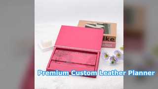 Custom Leather Planner ผู้จัดงานรายวันระดับมืออาชีพ