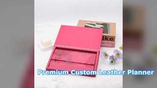 Custom Leather Planner ผู้จัดงานรายวันระดับมืออาชีพ